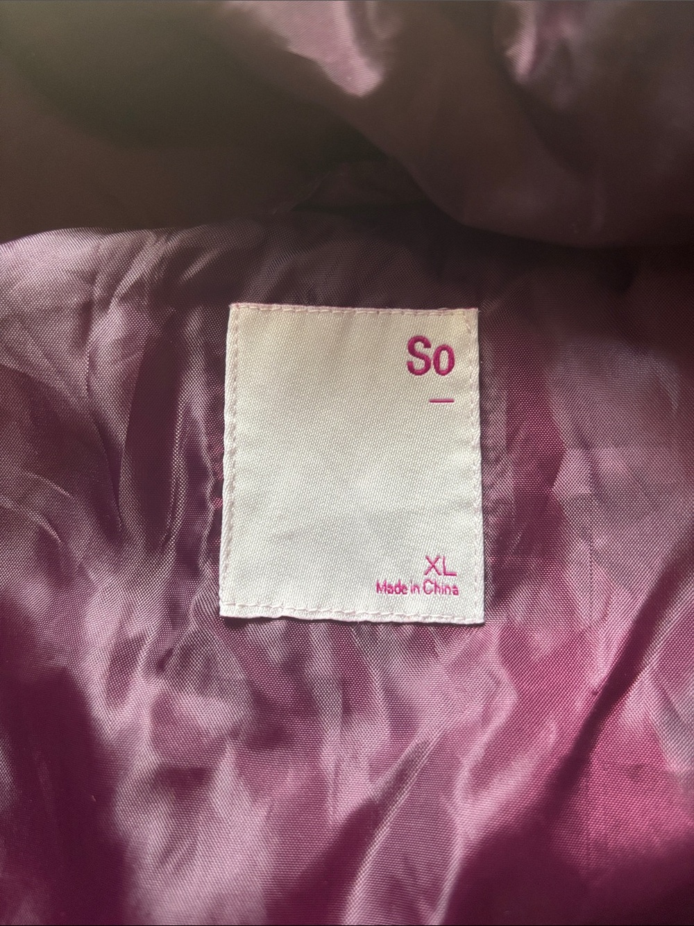Khols So Purple Puffer Vest Size XL - Picture 3 of 6